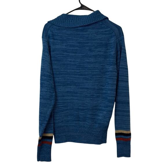 Vintage Medalist Men’s Store Full-Zip Sweater Size L Geometric 70s 80s Grandpa - Picture 2 of 6